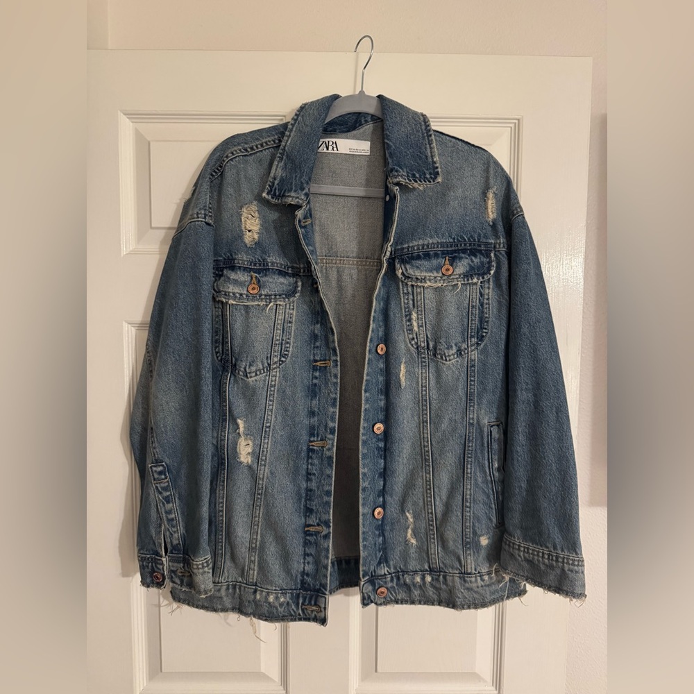 Zara Light Blue Denim Jacket